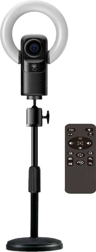 4K Webcam Autofocusing 9 Level Adjustable Lighting
