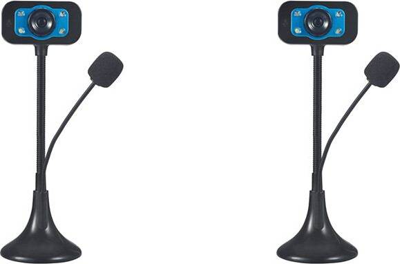 Web Camera USB High Definition 4 LED Desktop