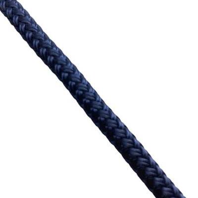 8mm Navy Blue Double Braid Polyester Rope
