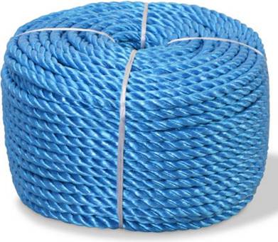Twisted Rope Polypropylene 10 mm Blue