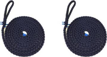 Navy Blue 8 Strand Nylon Mooring Ropes 8 Inch