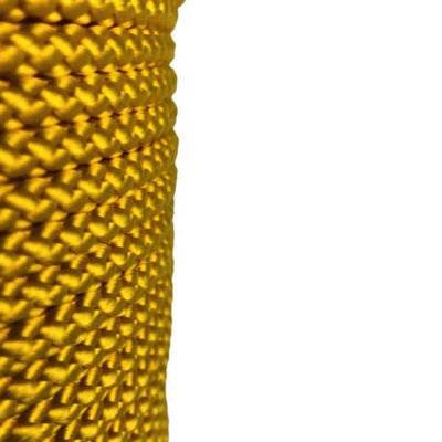 6mm Yellow Braided Polypropylene Rope