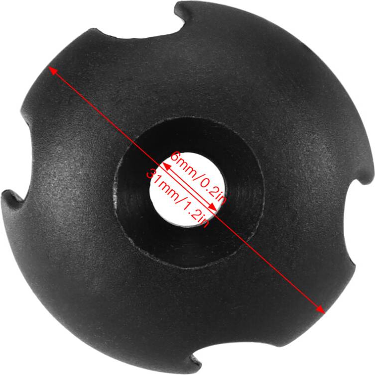 10pcs Deck Line Guide Slotted Round Fitting