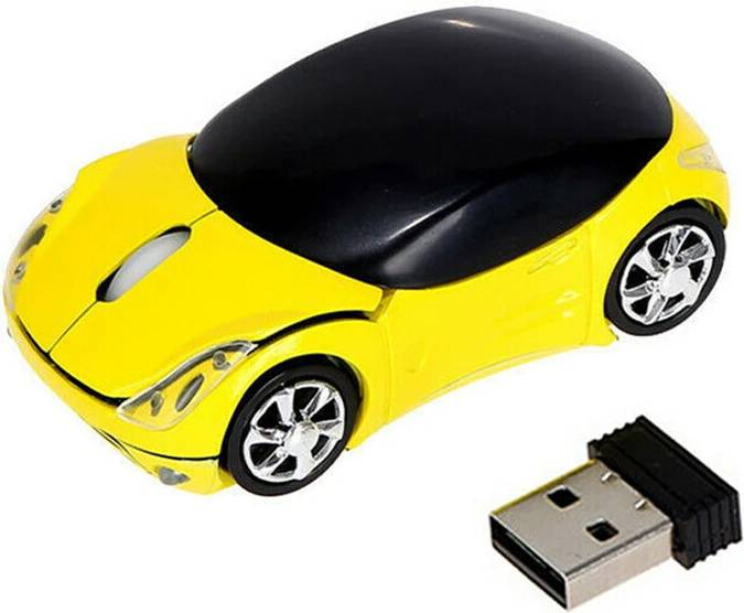Car Wireless Portable Optical Receiver Mouse