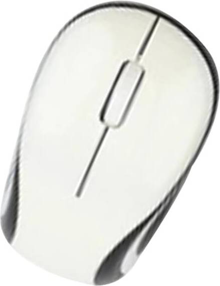 Wireless Optical Mouse USB Receiver White
