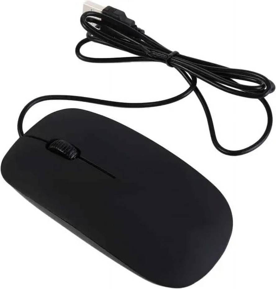 Black Wired Optical USB Computer Mouse