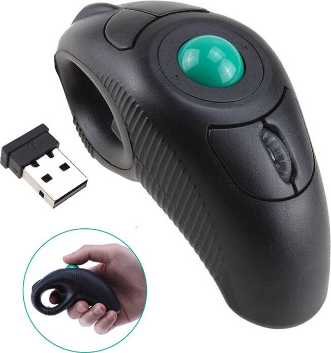 Wireless USB Trackball Mouse
