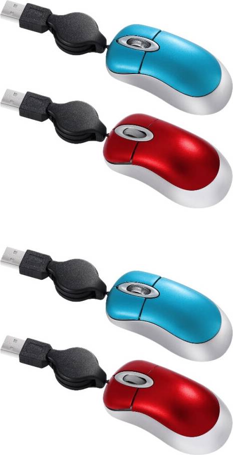 Computer Mouse Wired USB 2 Pieces