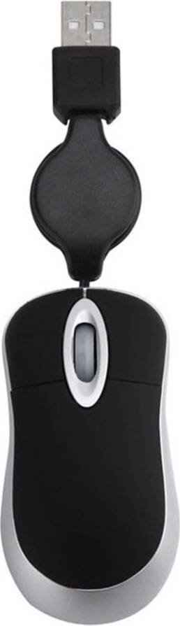 Optical Mini Retractable Wired Mouse