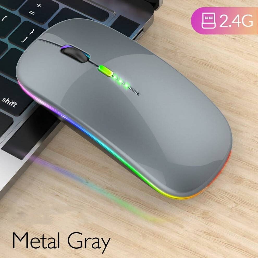 Bluetooth Wireless USB Rechargeable RGB Mouse