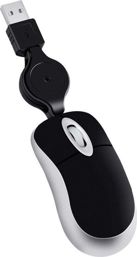 Retractable Mini Wired USB Mouse