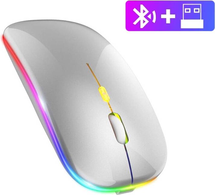 Bluetooth Wireless USB Rechargeable RGB Mouse