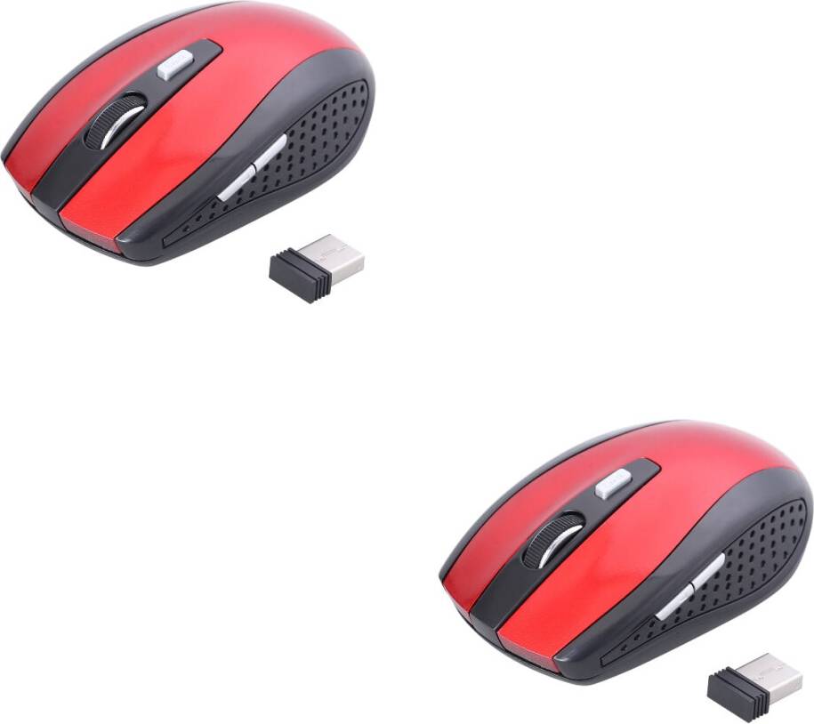 Wireless Optical Gaming Mouse 4 Button 2pcs