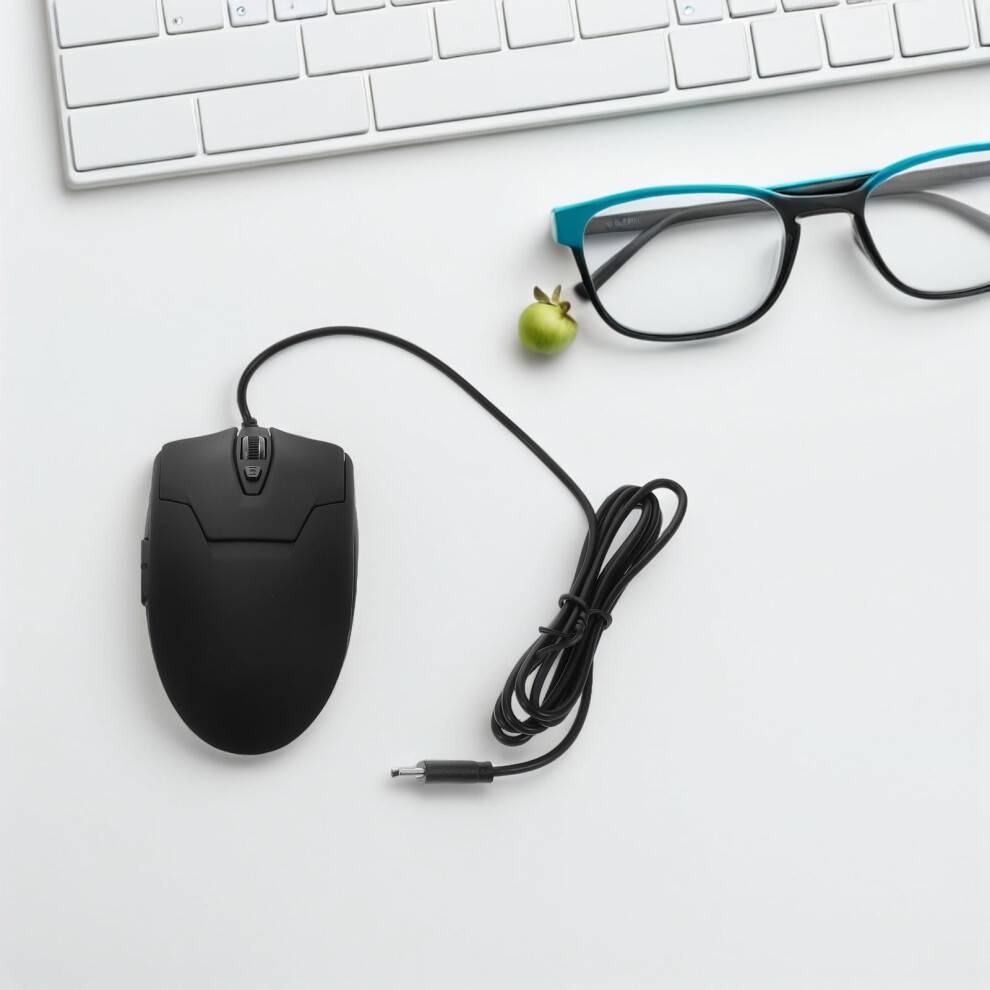USB-C Wired Computer Mouse 6 Buttons
