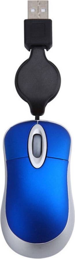 Optical Mini Retractable Wired Mouse