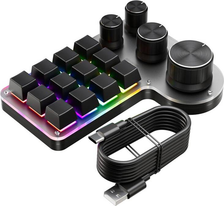 Typecat Custom Keyboard 12 Keys 4 Knobs