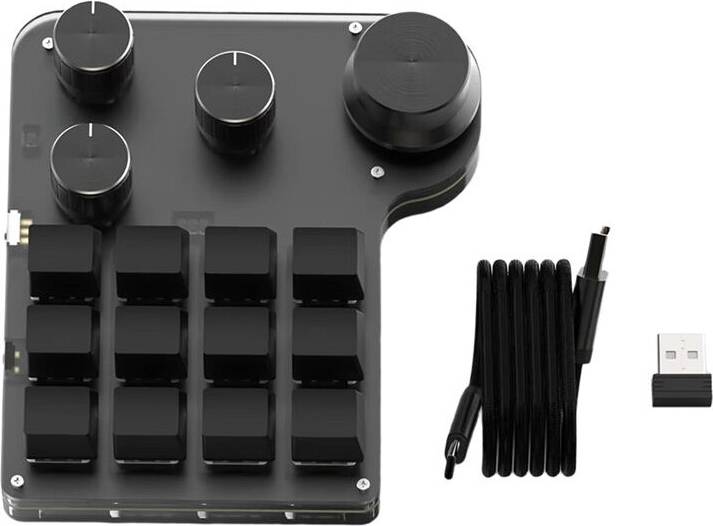 USB Programming Custom Macro 12 Keys 4 Knobs