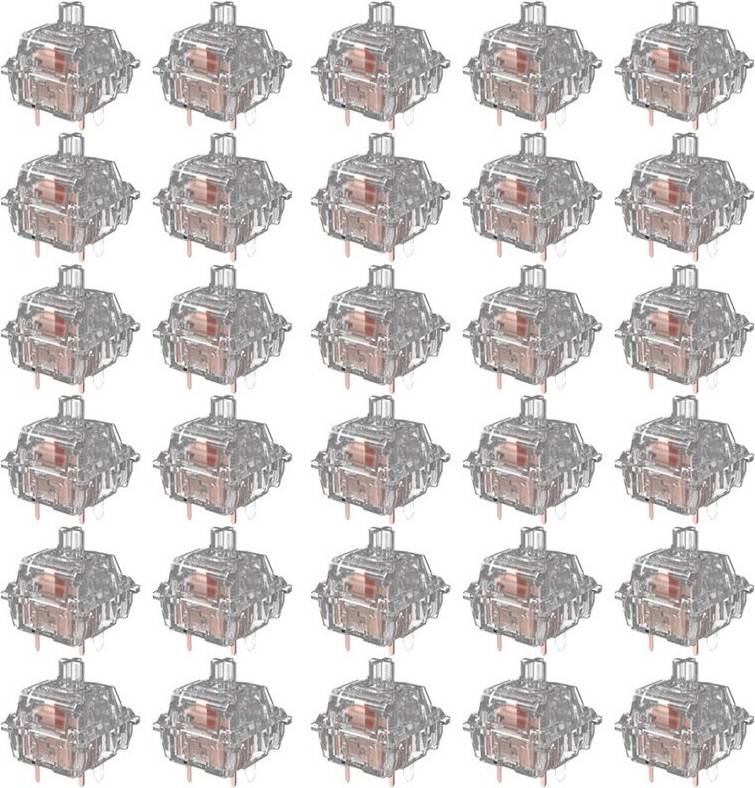 Ice Snow Keyboard Switches 5 Pin