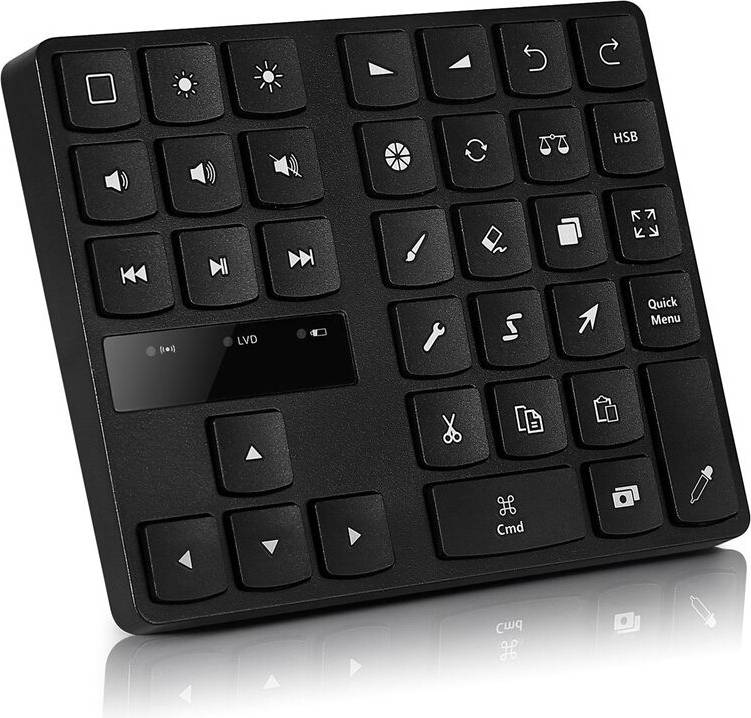 Bluetooth Drawing Keypad 35 Keys Rechargeable Wireless