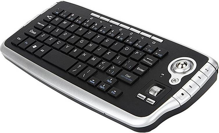 Trackball mouse Typecat 2.4GHz Wireless Keyboard with Trackball Mouse Scroll Wheel Remote Control