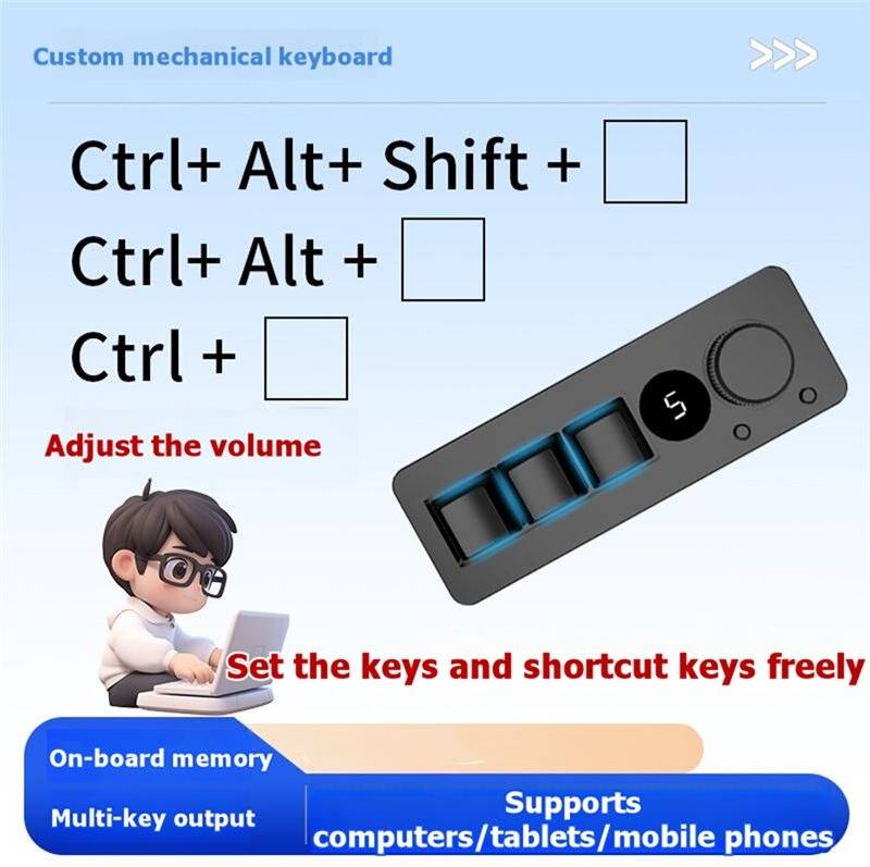 Pc keyboard Universal PC Multimedia Keyboard with Knob