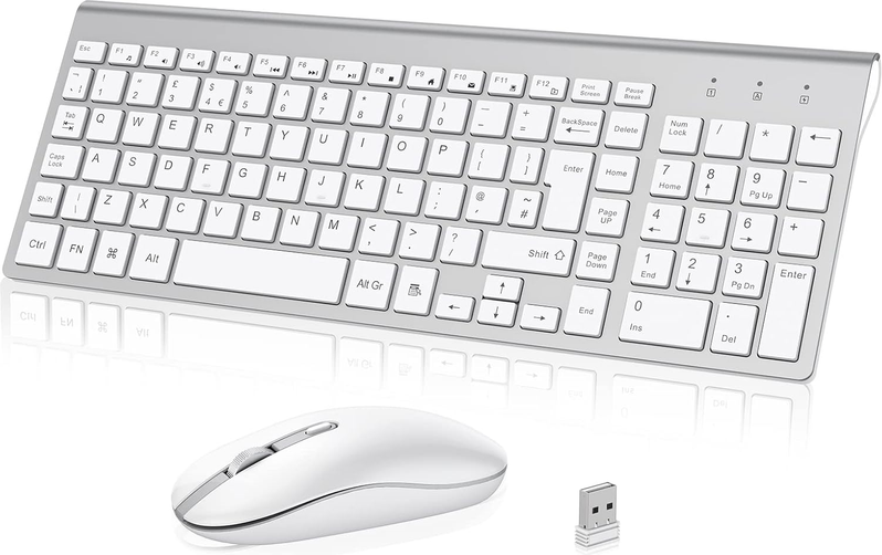 Wireless Keyboard Mouse Combo Set