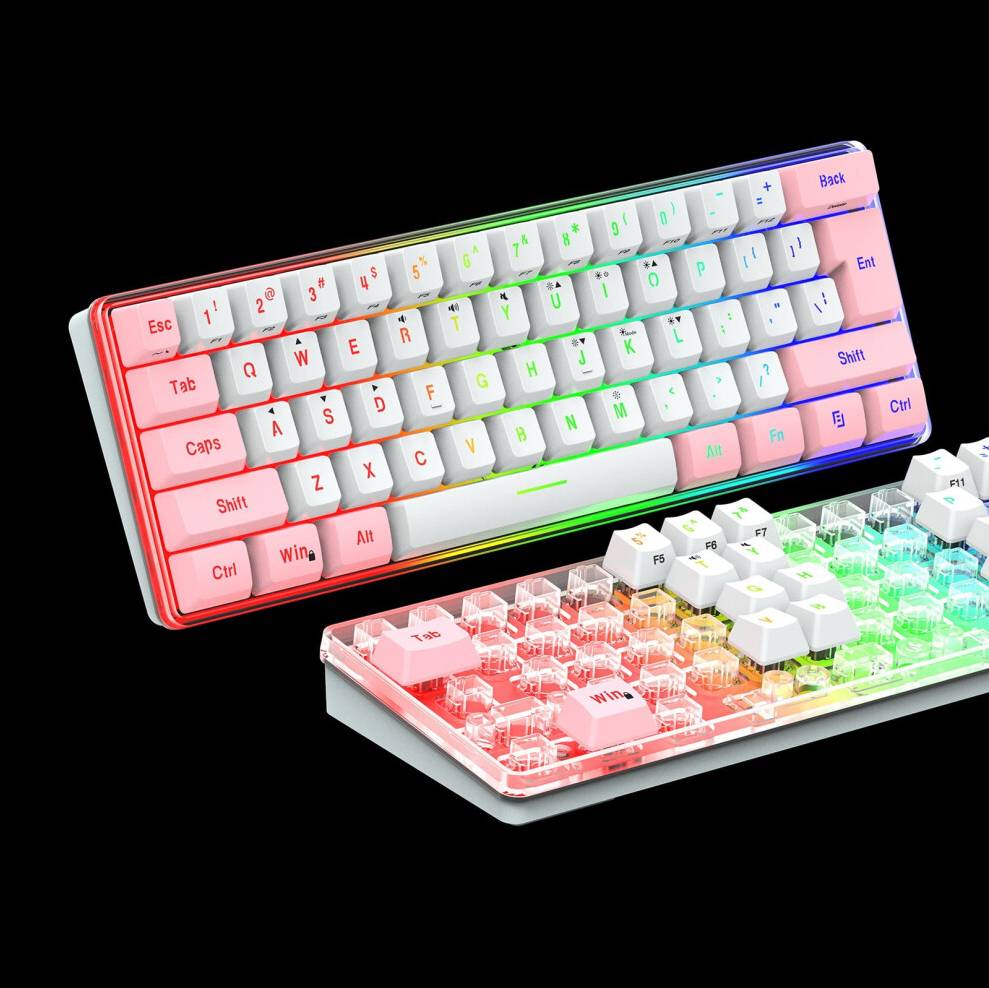 Mechanical Keyboard Wired 61-Key Compact