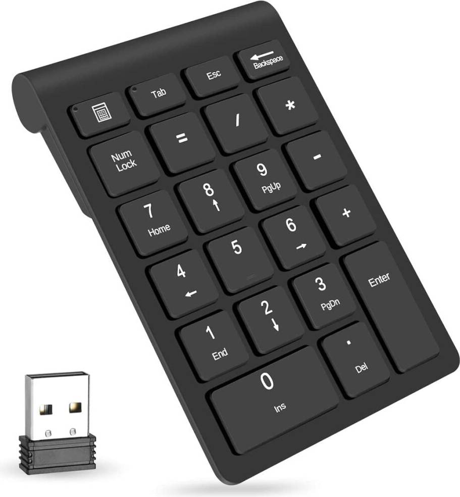 Wireless 22-Key Numeric Keypad