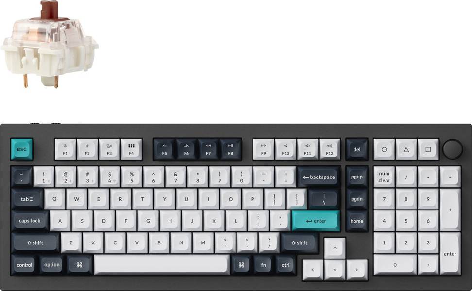 Keychron Q5 Max Universal USB RF Wireless Bluetooth Keyboard