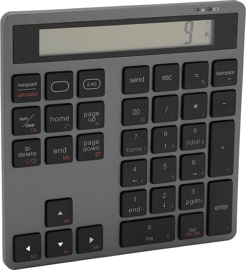 Wireless 34-Key Bluetooth Numeric Keypad