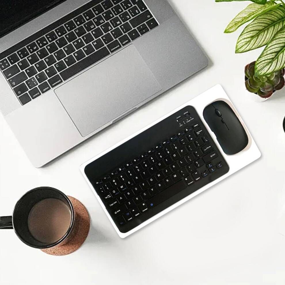 Compact Bluetooth Keyboard Mouse Combo Wireless