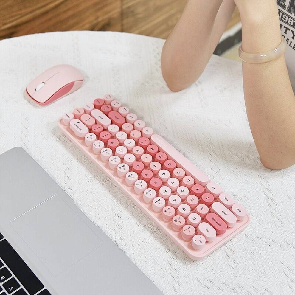 Wireless Keyboard and Mouse Compact 68-Key