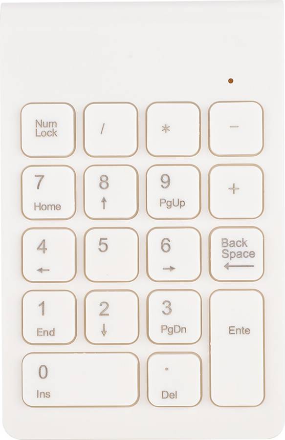 Compact Numeric Keypad Automatic Sleep Function
