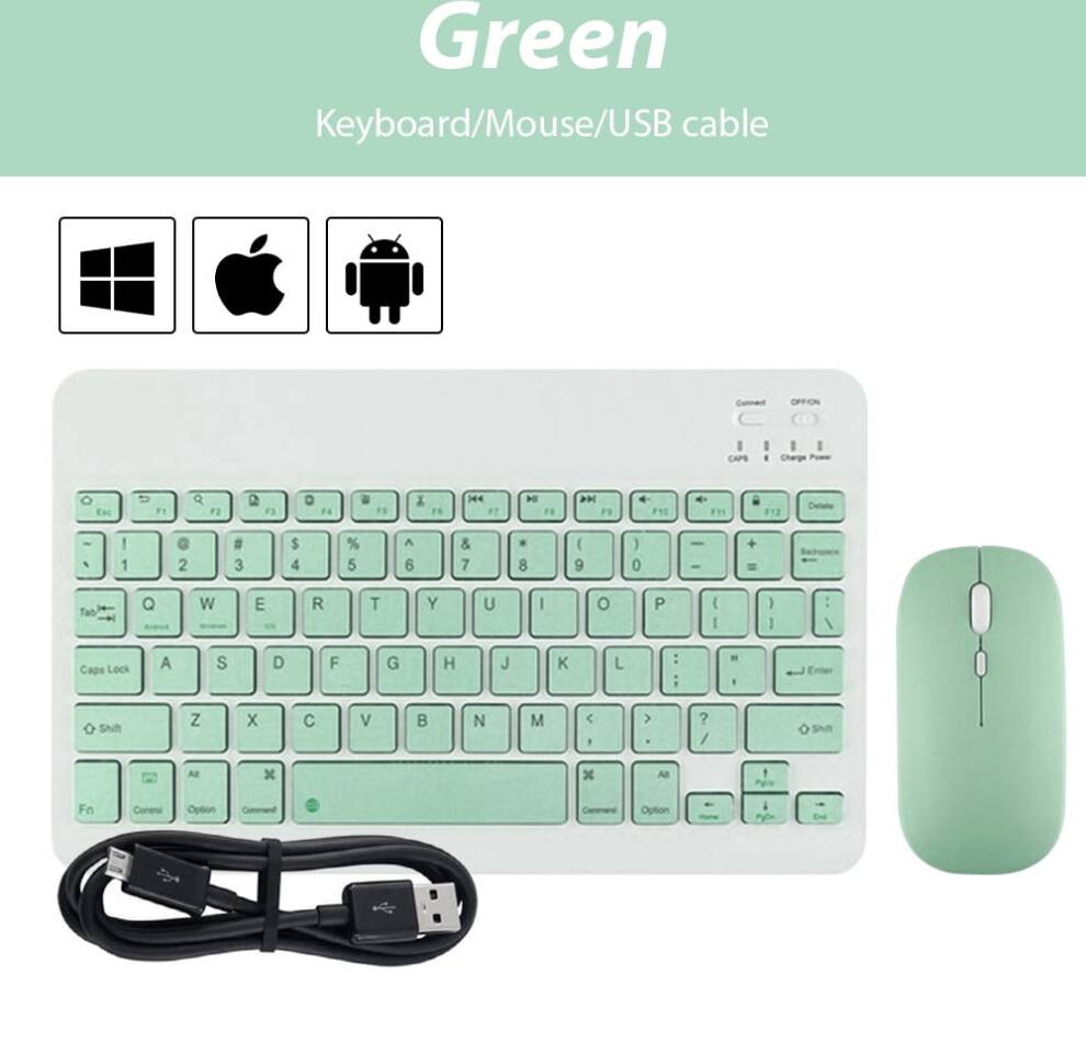 Portable Wireless Bluetooth Keyboard Android IOS