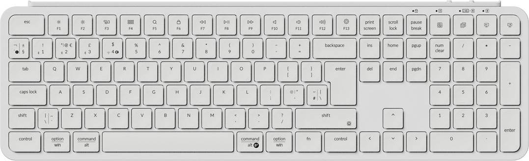Keychron B6 Pro Keyboard USB RF Wireless Bluetooth