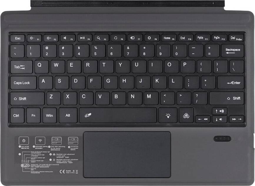 Wireless Bluetooth Keyboard Ultra-thin Backlit