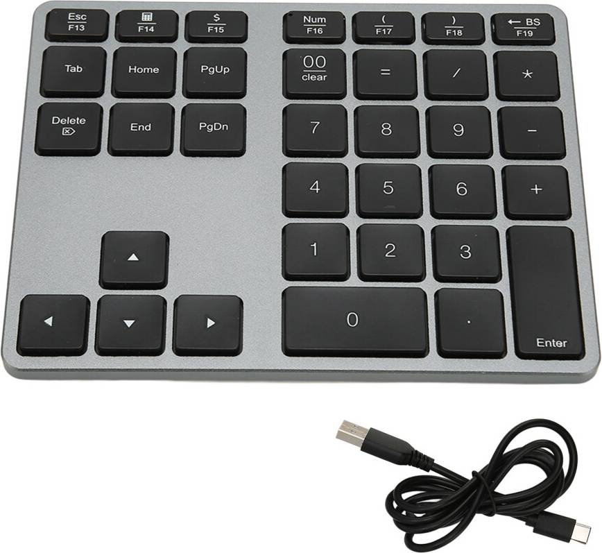Aluminum Design Wireless External Keypad