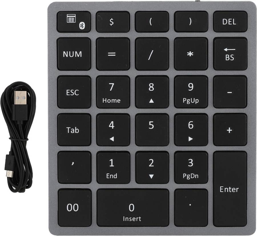 Rechargeable Wireless Numeric Keypad 28