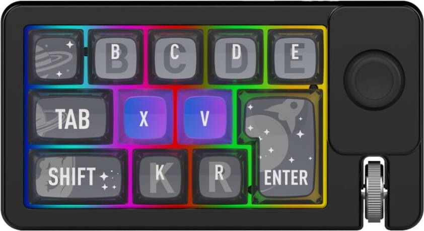 Wireless Gaming Keyboard 2.4GHz 3-Mode RGB Mini
