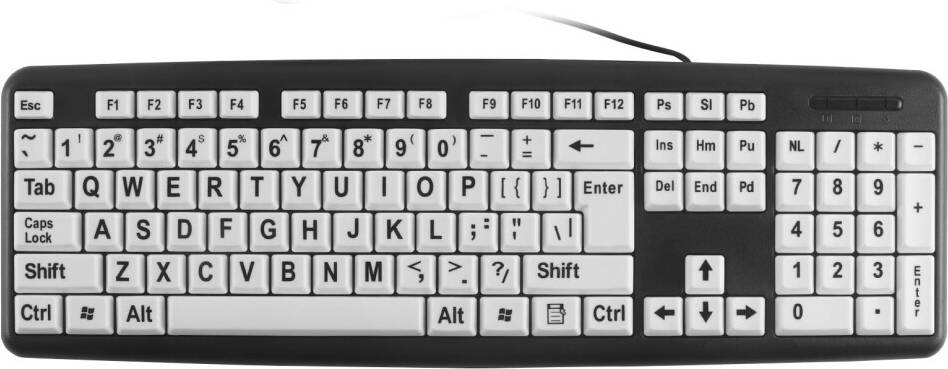 Ergonomic Keyboard Eye Protection 104 Keys