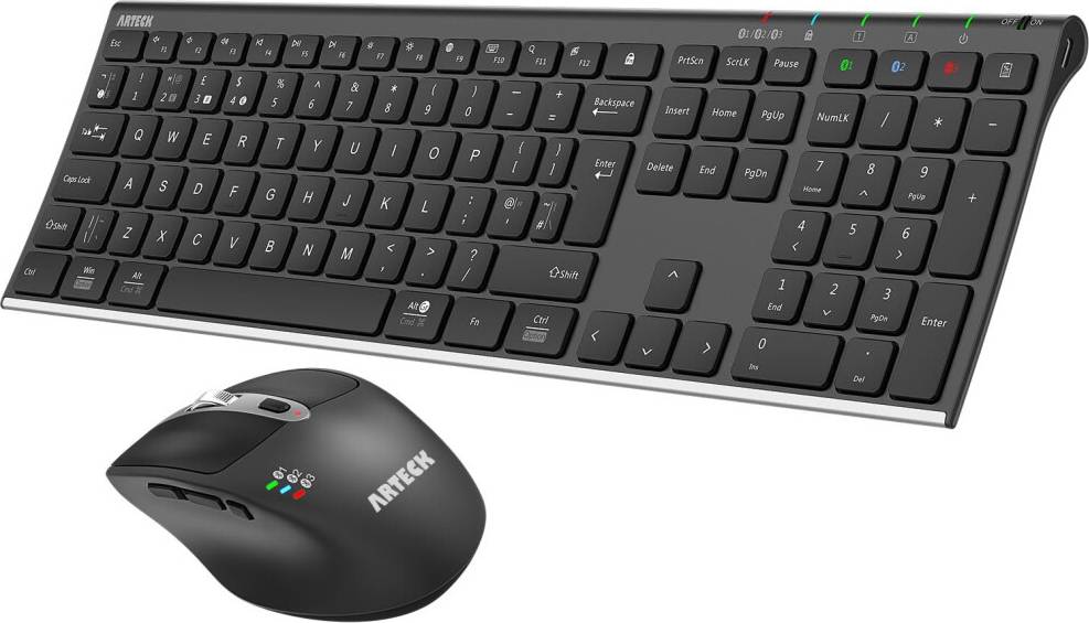 Arteck Universal Multi-Device Bluetooth Keyboard Set
