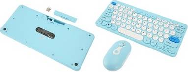 Wireless Keyboard Mouse Set Stylish Slim