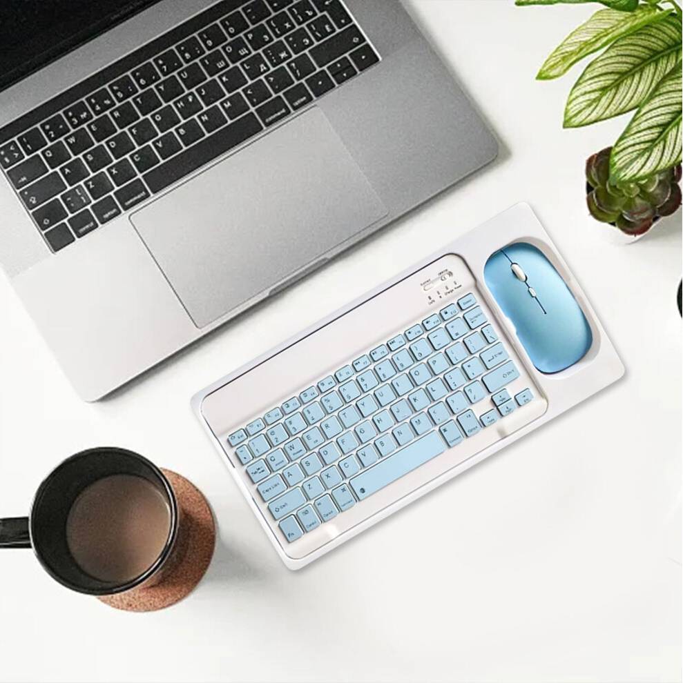 Bluetooth Keyboard Mouse Combo Wireless Set