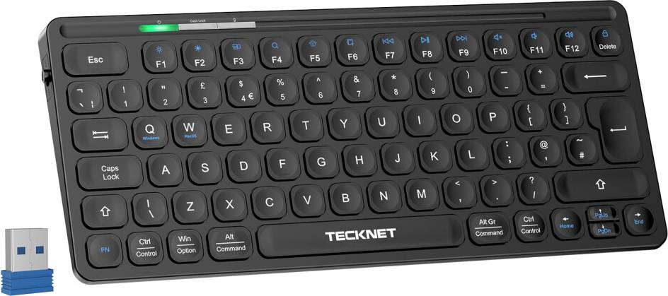 Tecknet Mini Wireless Compact Keyboard