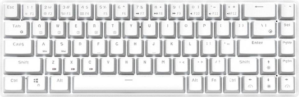 Viflosae RK855 68-Key Bluetooth Gaming Keyboard