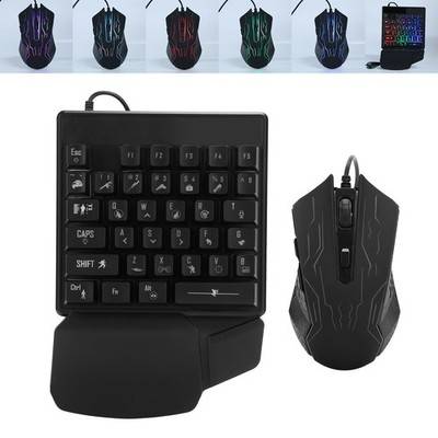 Handed By Onehanded Keyboard Mouse Set Jx200