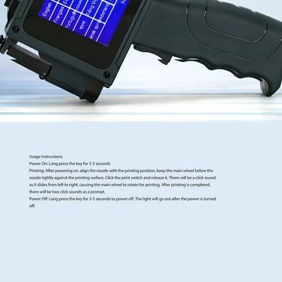 Handheld Inkjet Printer 12.7mm