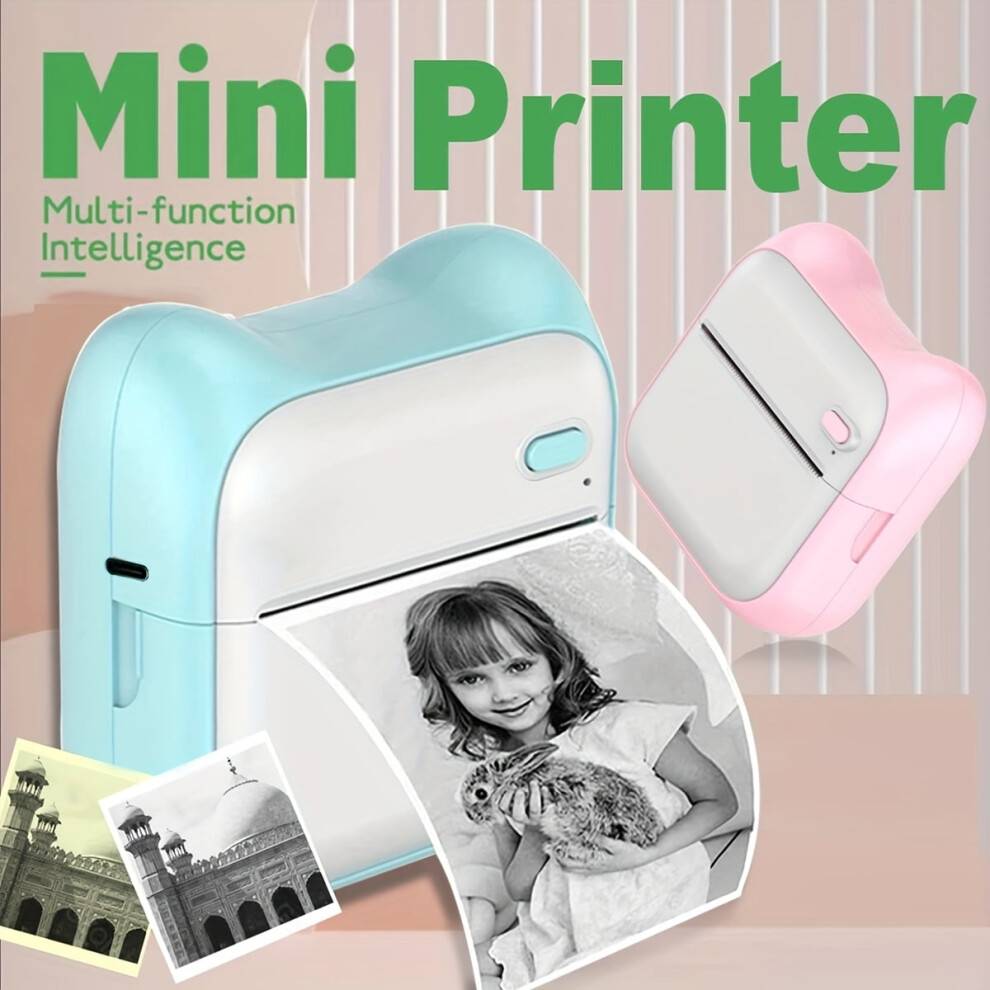 Mini Thermal Photo Printer for iPhone Android