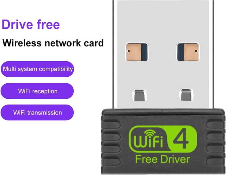 Mini USB WiFi Bluetooth Adapter 2.4GHz