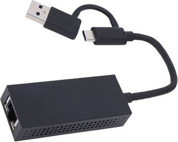 Usb Type C Dual Port To Rj45 Network Adapter